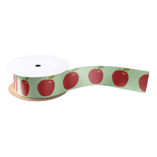 Lazo De Raso manzana roja