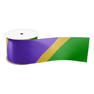 Lazo De Raso Mardi Gras Stripes