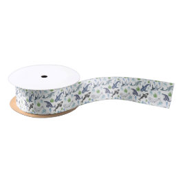 Lazo De Raso Marine Life Satin Ribbon in White