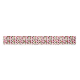 Lazo De Raso Mariposa Floral Bloom de Medianoche 