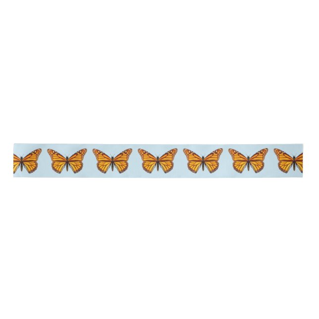 Lazo De Raso Mariposa Monarca (Anverso)