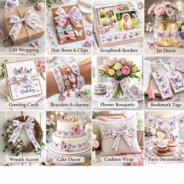 Lazo De Raso Mariposas de pastel (Subido por el creador)