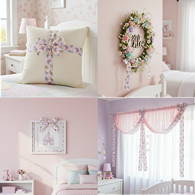 Lazo De Raso mariposas pastel (Subido por el creador)