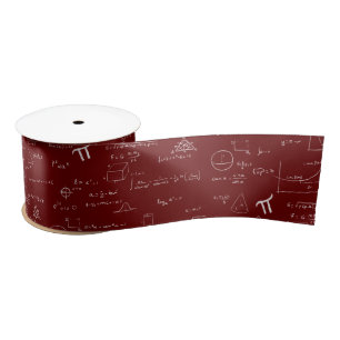 Lazo De Raso Maroon Math Ecuaciones Formulas Craft Algebra