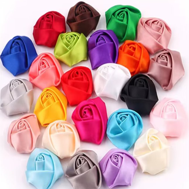 Lazo De Raso Marrón claro decorativo de un solo rostro (Subido por el creador)