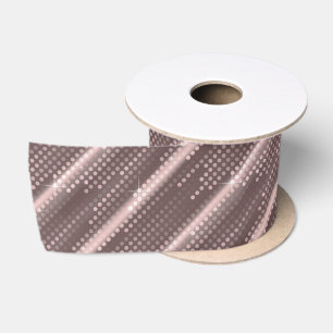 Lazo De Raso Matriz elegante mallow gran purpurina de puntos de
