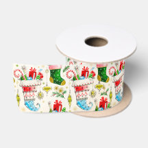 Medias de Navidad Vintage Retro