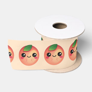 Lazo De Raso Melocotón de Kawaii
