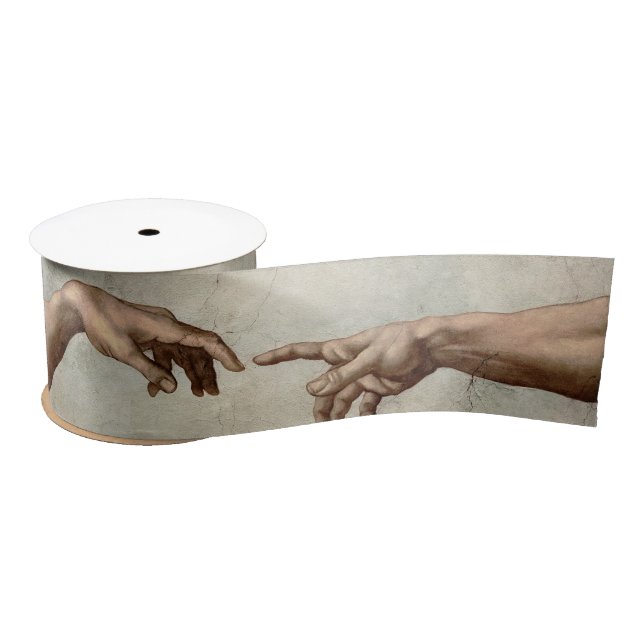 Lazo De Raso Michaelangelo manos creación adam dios (Carrete)