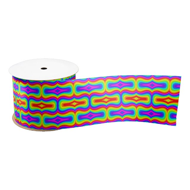 Lazo De Raso Mod Rainbow (Carrete)