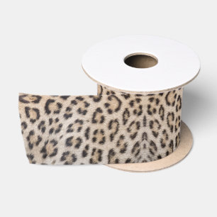 Lazo De Raso Moda de diseño de piel de piel de leopardo de esti