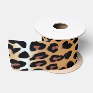 Lazo De Raso Moda Elegante y elegante impresión de animales leo
