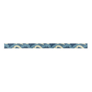 Lazo De Raso Modelo de ondas japonés del mar