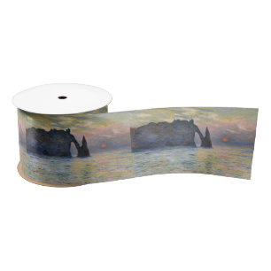 Lazo De Raso Monet - Manneport, acantilado en Etretat, Sunset