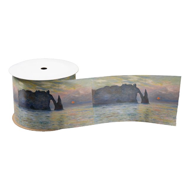 Lazo De Raso Monet - Manneport, acantilado en Etretat, Sunset (Carrete)