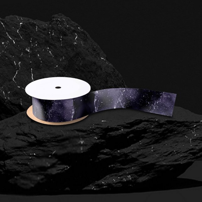 Lazo De Raso Moody Agate | Glam Púrpura Indigo Profundo Mediano (Subido por el creador)