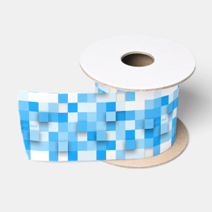 Lazo De Raso mosaico de cuadros de SlipperyJoe moderno de tres-