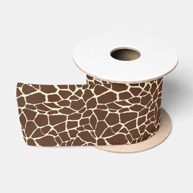 Lazo De Raso Motif Peau de girafe (Carrete)