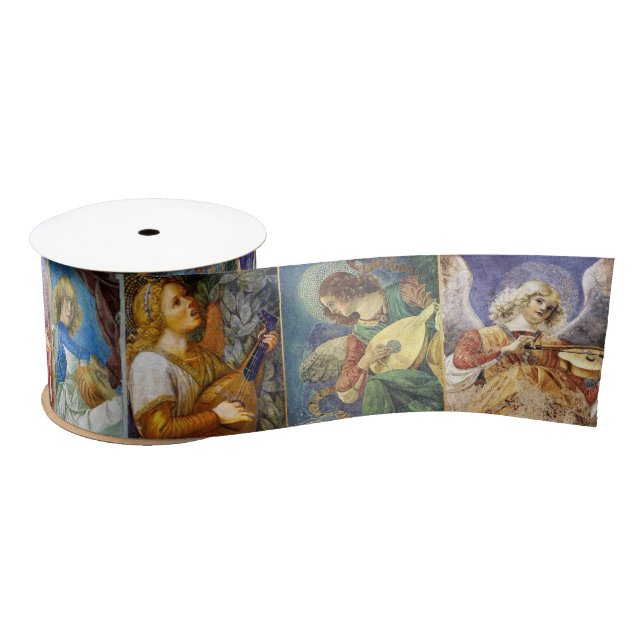 LAZO DE RASO MÚSICA HACIENDO ÁNGELES A LOS NAVIDADES (Carrete)