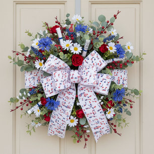 Lazo De Raso Música roja blanca y azul