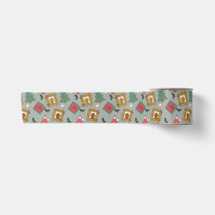 Lazo De Raso Muy Alegres Doodles Goldendoodle Vintage Navidad