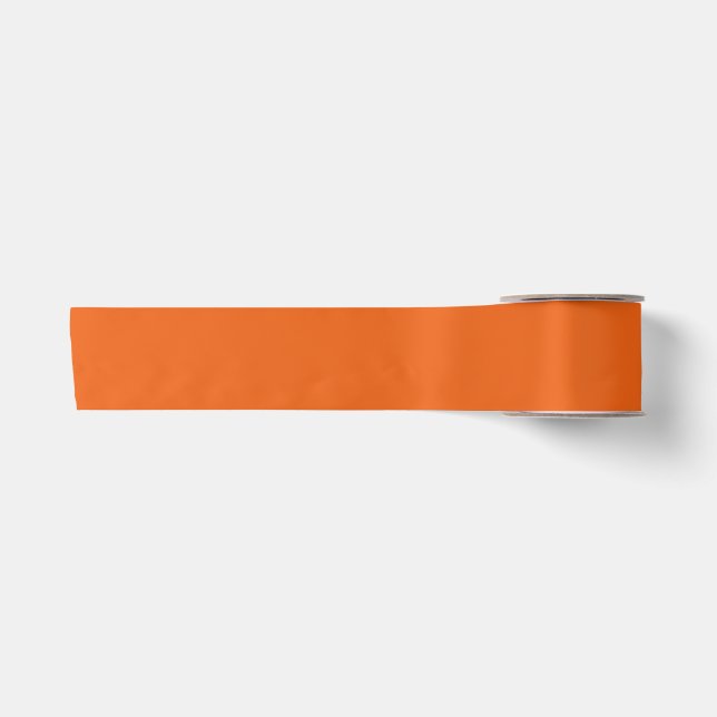 Lazo De Raso Naranja de Halloween (Anverso)