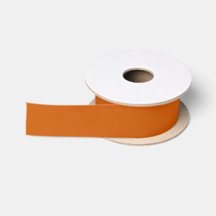 Lazo De Raso Naranja quemado