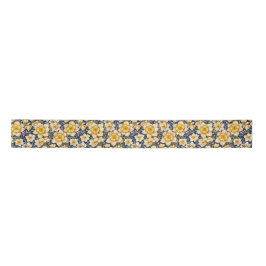 Lazo De Raso Narcisos de primavera amarillos
