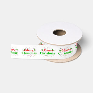 Lazo De Raso Navidad Alegre Festiva