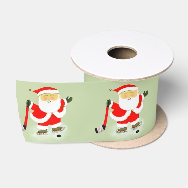 Lazo De Raso Navidad de Hockey (Carrete)