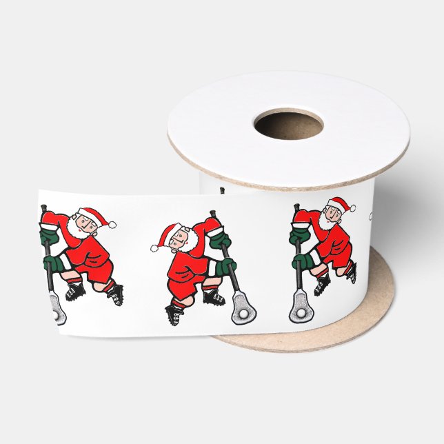 Lazo De Raso Navidad de Lacrosse (Carrete)