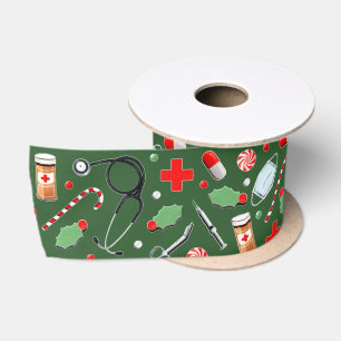 Lazo De Raso Navidad de médico o enfermera