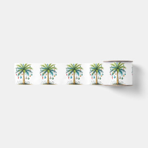 Lazo De Raso Navidad En Diciembre Navidad Tropical De Playa Pal