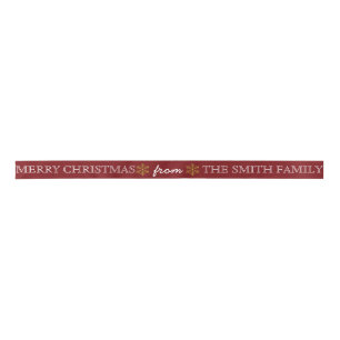 Lazo De Raso Navidad personalizada y personalizada