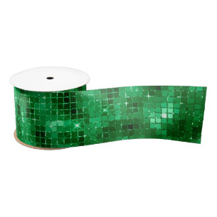 Lazo De Raso Navidad Verde Elegante