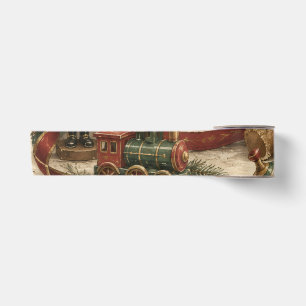 Lazo De Raso Navidad Vintage Elegante, Soldado de Juguete Antig