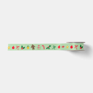 Lazo De Raso NAVIDADES adoran Doodle Festividad PERSONALIZADO c
