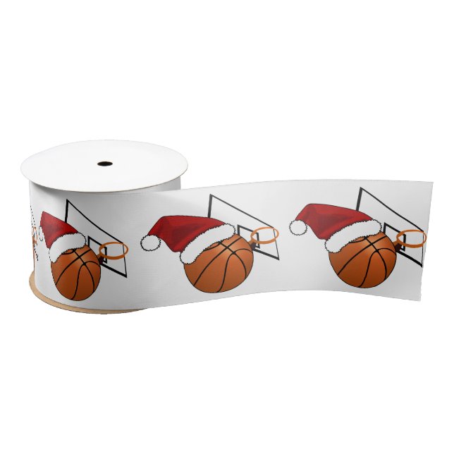 Lazo De Raso Navidades Baloncesto y Hoop (Carrete)
