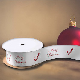 Lazo De Raso Navidades Candy Cane