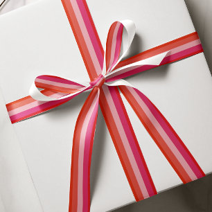 Lazo De Raso Navidades celebran festividad en franjas rojas