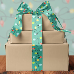 Lazo De Raso Navidades de bobinado iluminan patrón de vacacione