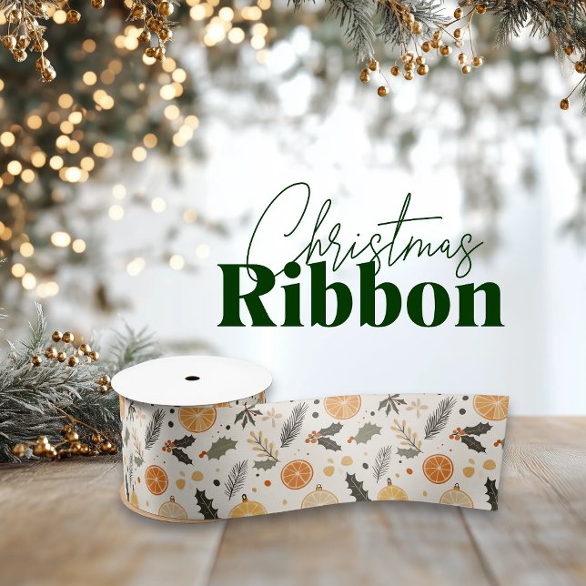 Lazo De Raso Navidades de bonito y Naranja (Subido por el creador)