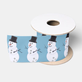 Lazo De Raso Navidades de Bowling Ball Snowman