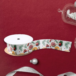 Lazo De Raso Navidades de cítricos coloridos Patrón de cookies