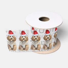 Lazo De Raso Navidades de Cockapoo de The Dog Lover