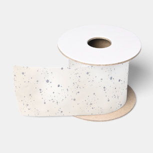Lazo De Raso Navidades de Confetti Azul