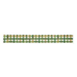 Lazo De Raso Navidades de Green Gold Plaid