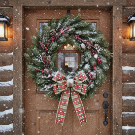 Lazo De Raso Navidades de los bosques