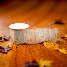 Lazo De Raso navidades De Música "Joy To World" Satin Ribbon