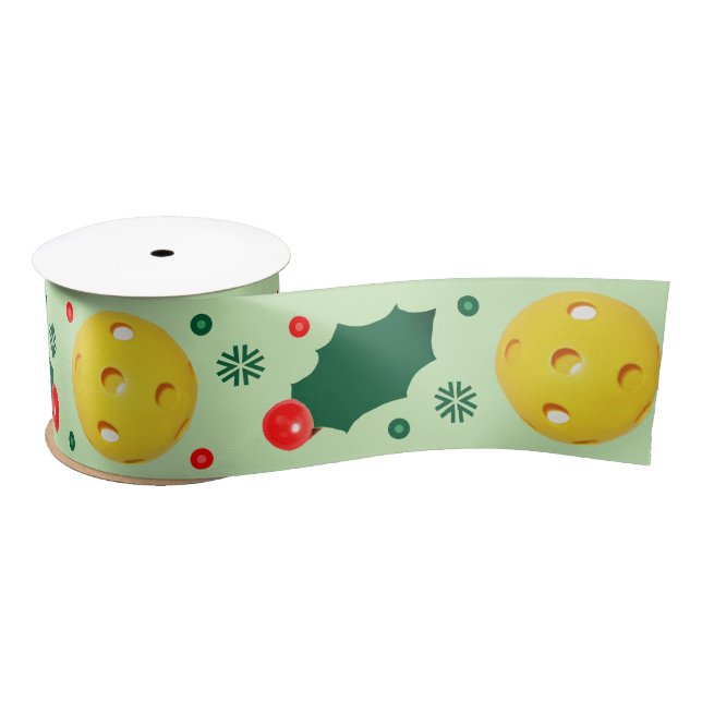 Lazo De Raso Navidades de pelota de vacaciones Cinta satinada (Carrete)
